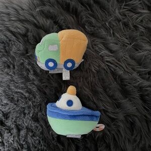 Hallmark toy truck and boat set